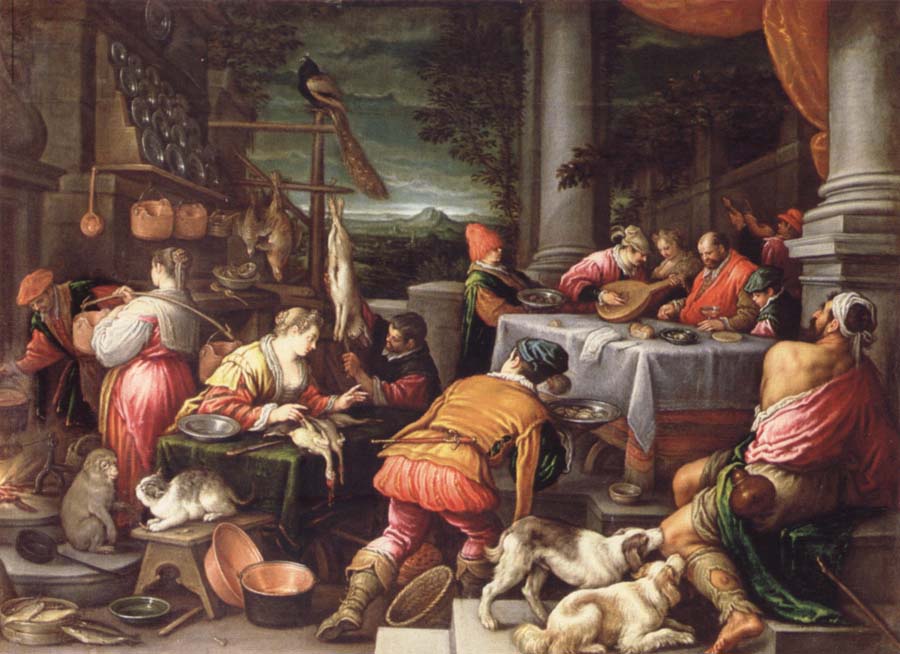 BASSANO, Leandro The poor Lazarus and the rich Prasser